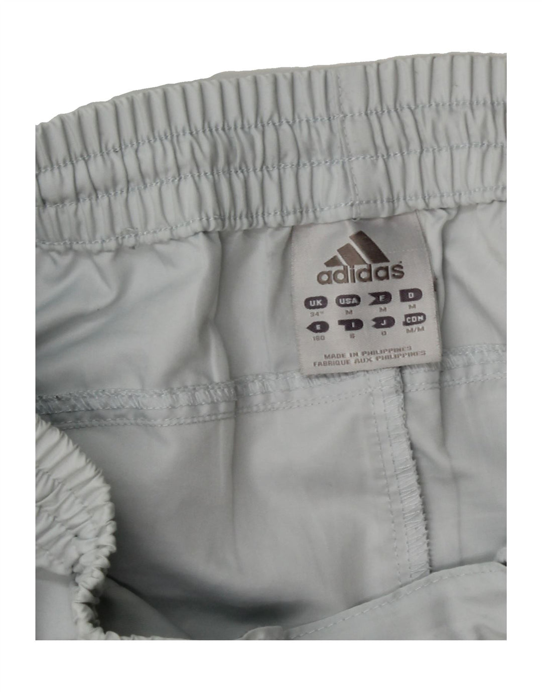 ADIDAS Mens Bermuda Sport Shorts Large  Blue Vintage Adidas and Second-Hand Adidas from Messina Hembry 