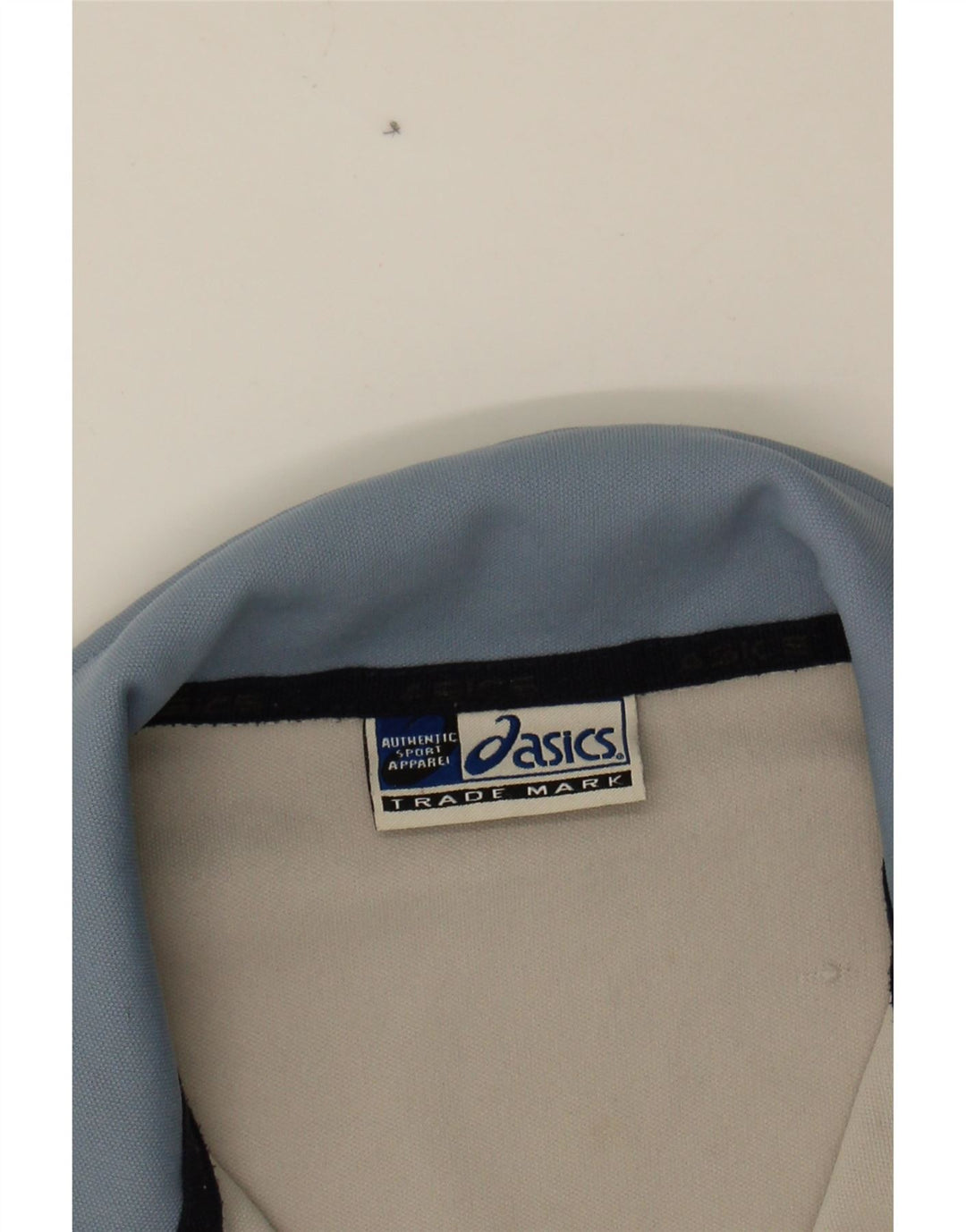 ASICS Mens Tracksuit Top Jacket Medium Grey Polyester Vintage Asics and Second-Hand Asics from Messina Hembry 