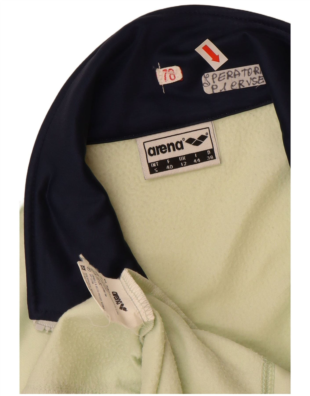 Damska kurtka dresowa ARENA UK 12, średni zielony poliester