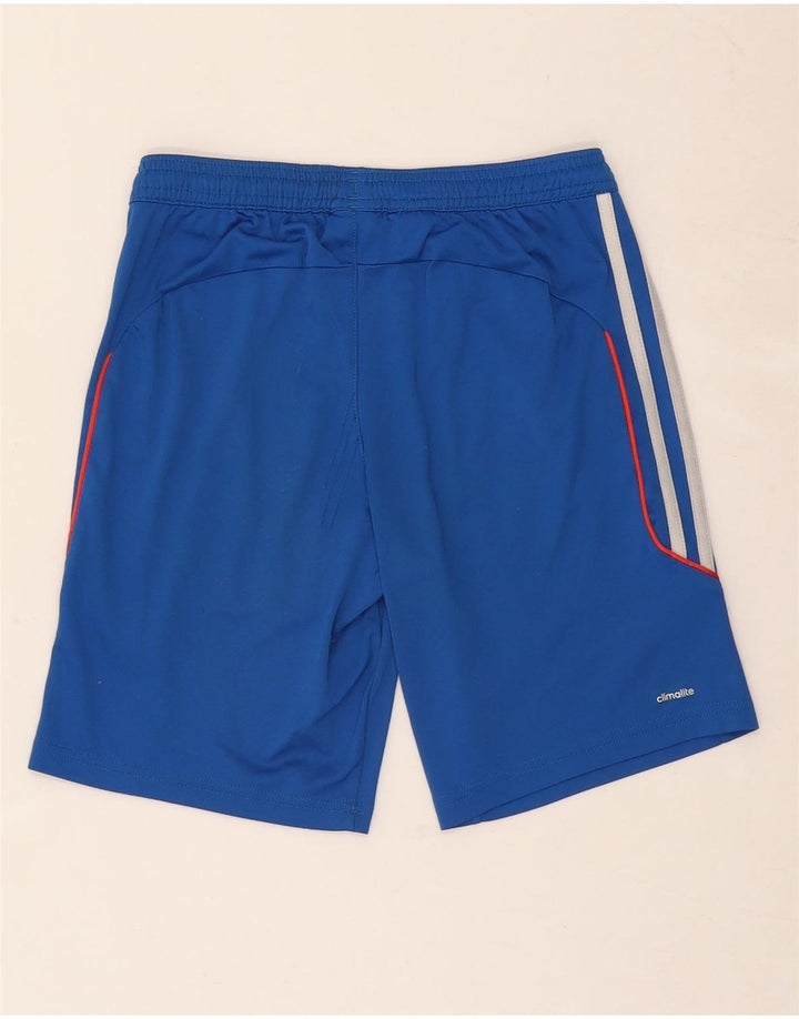 Adidas Chłopięce Spodenki Sportowe Climalite 9-10 Lat Niebieski Poliester