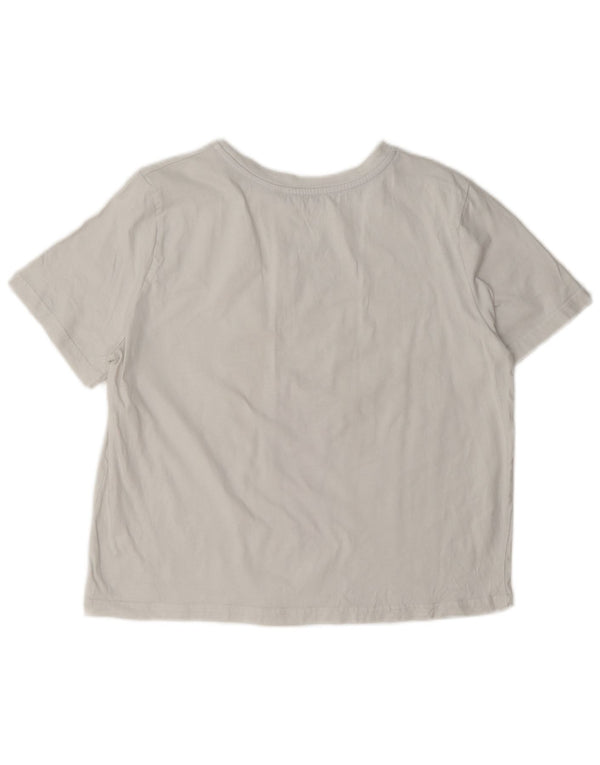 Damska koszulka oversize z grafiką Zara Top UK 10 Small White