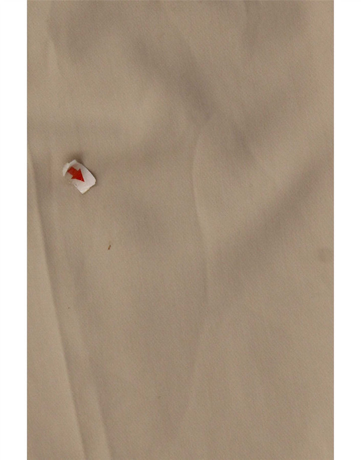 Damskie zwężane spodnie garniturowe Zara, średnie W28 L26 w kolorze złamanej bieli, poliester