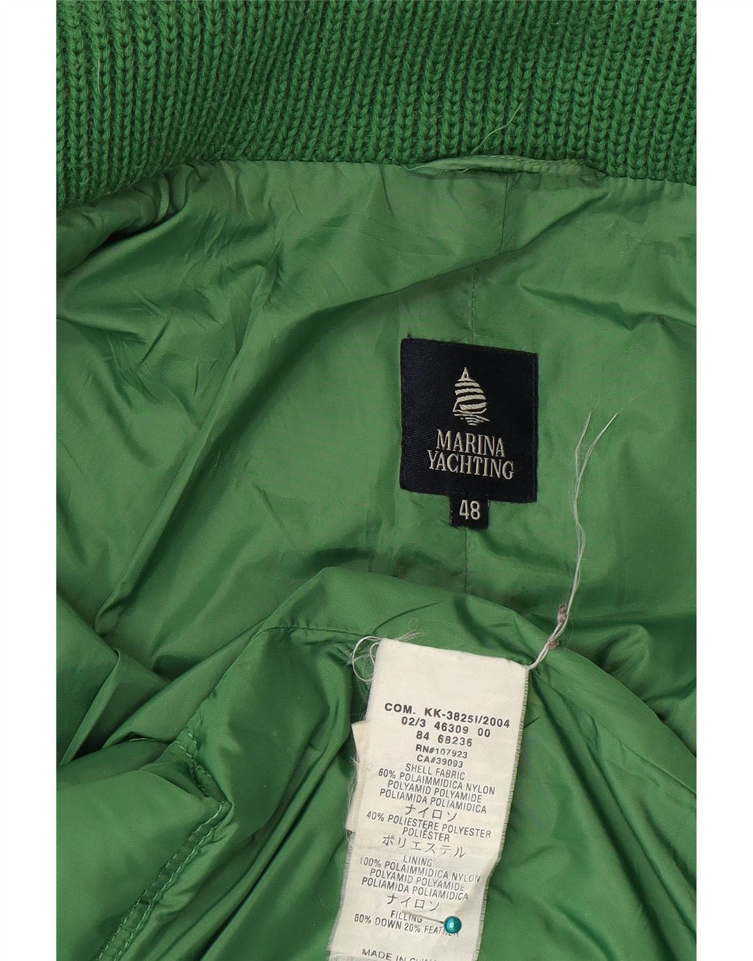 Damska ocieplana kurtka Marina Yachting IT 48 XL Zielony poliamid