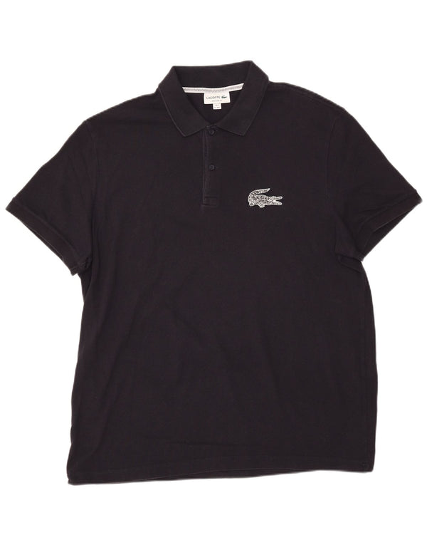 Lacoste Mens Regular Fit Polo Shirt Size 7 2XL Navy Blue
