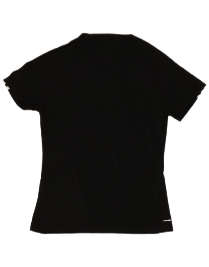 Damska koszulka Adidas Climalite Top UK 8/10 Mały czarny poliester