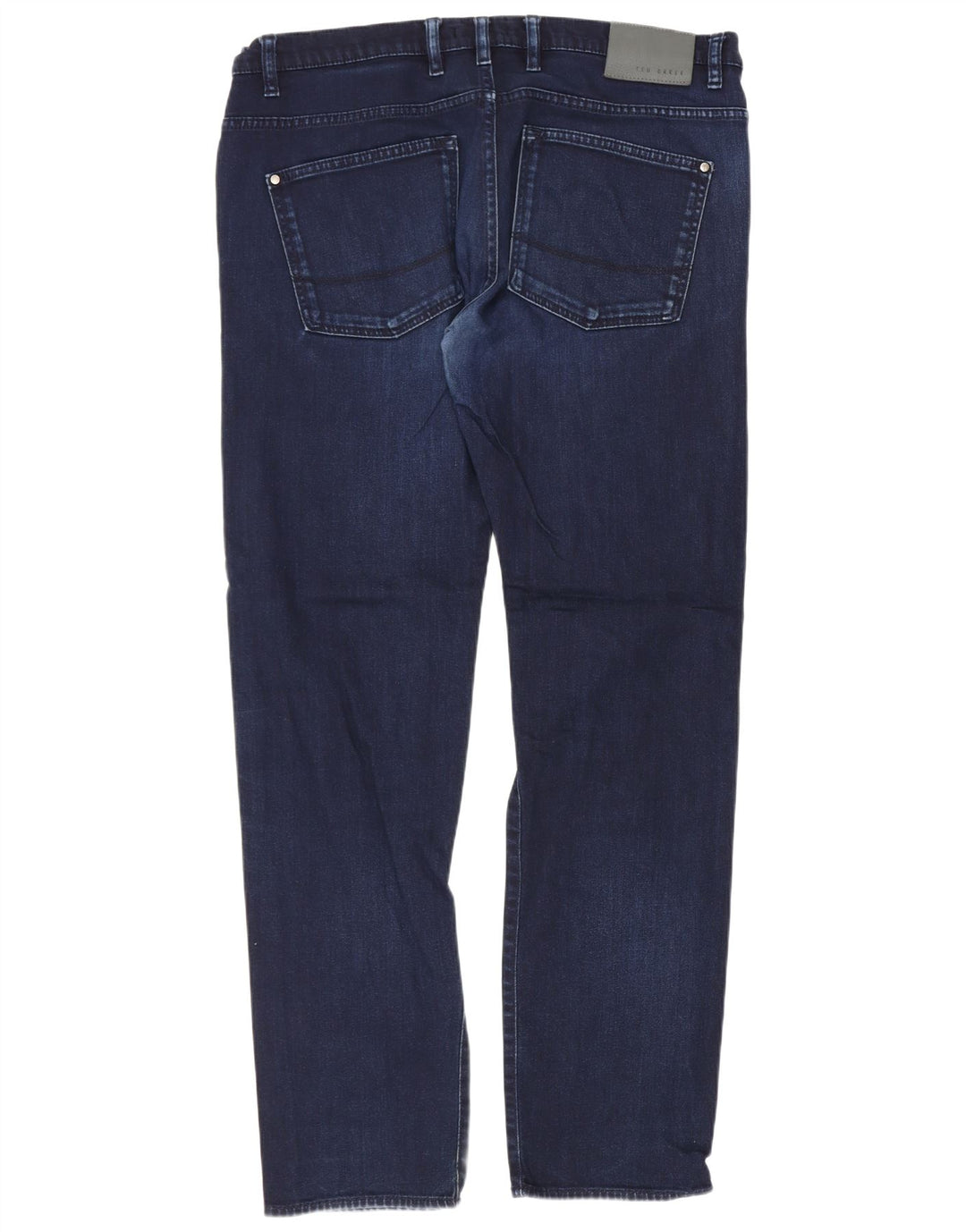 Męskie jeansy o prostym kroju Ted Baker W36 L31, niebieskie, bawełniane