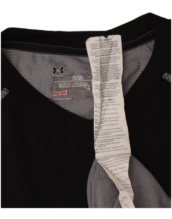 Męska kamizelka Under Armour Heat Gear, mała, czarna, poliestrowa z blokami kolorów