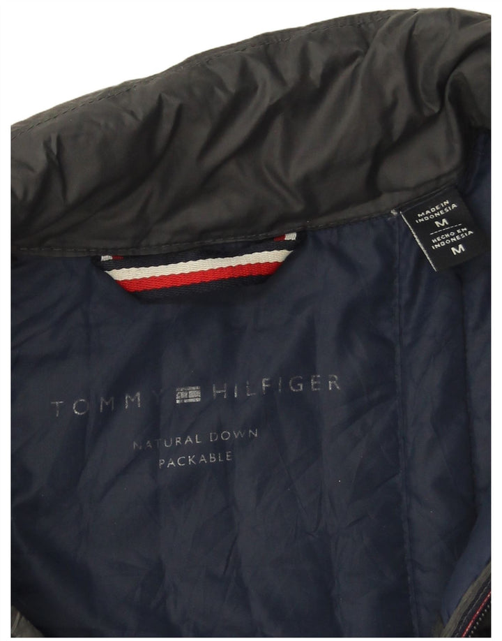 Męska ocieplana kurtka Tommy Hilfiger UK 38 Średni szary nylon