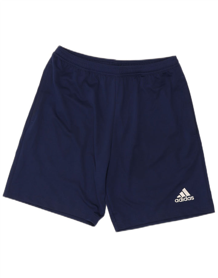 Męskie spodenki sportowe Adidas Aeroready, średni granatowy poliester