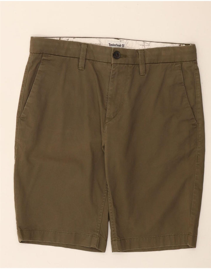 Męskie spodenki chino Timberland W30, średnia bawełna khaki