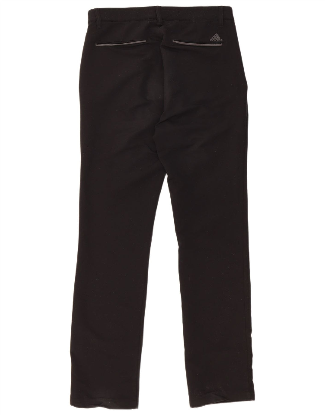 Męskie proste spodnie Chino ADIDAS W30 L32 Czarny poliester