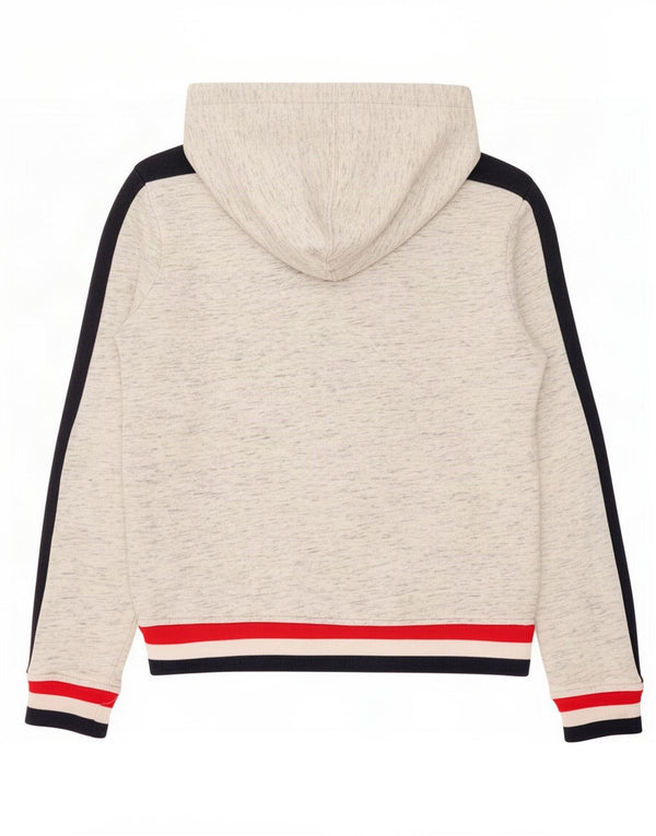 Damski sweter z kapturem Tommy Hilfiger UK 2 2XS Szary, bawełniany blok kolorów