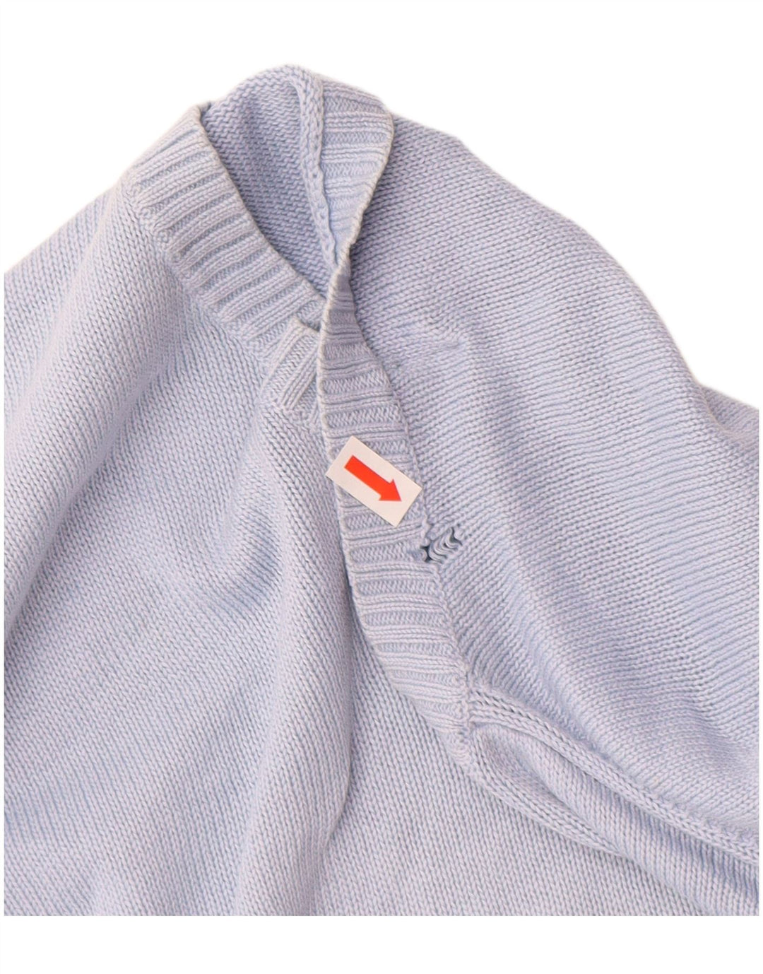 POLO RALPH LAUREN Chłopięcy sweter z dekoltem w kształcie litery V, 13-14 lat, XL, niebieski, bawełniany