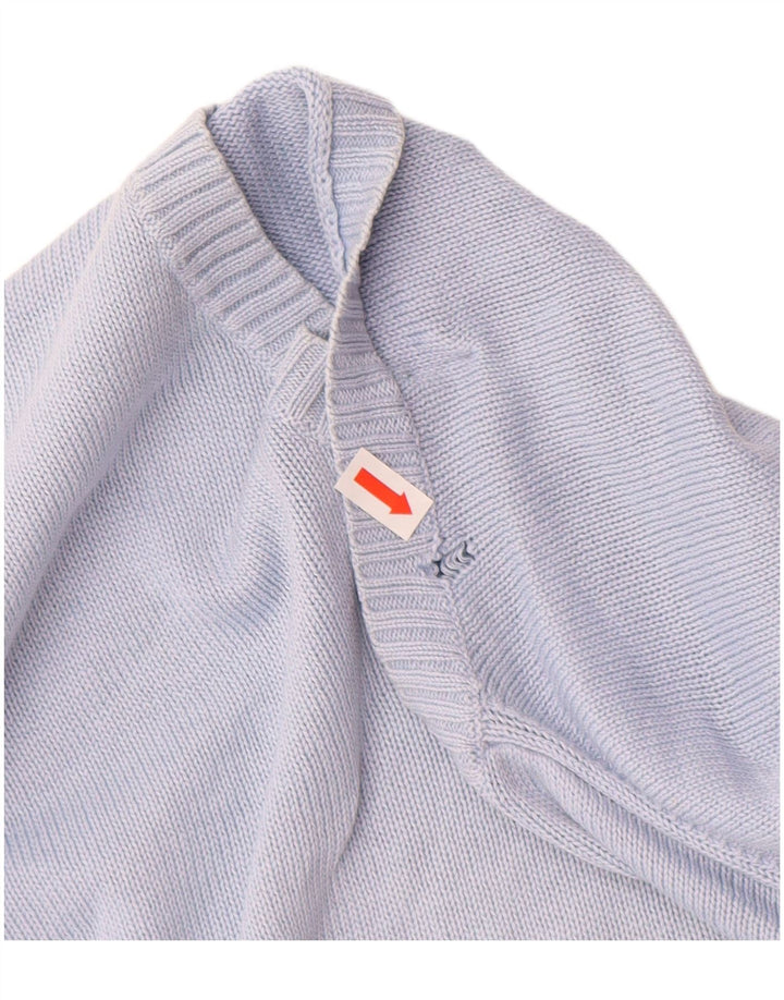 POLO RALPH LAUREN Chłopięcy sweter z dekoltem w kształcie litery V, 13-14 lat, XL, niebieski, bawełniany