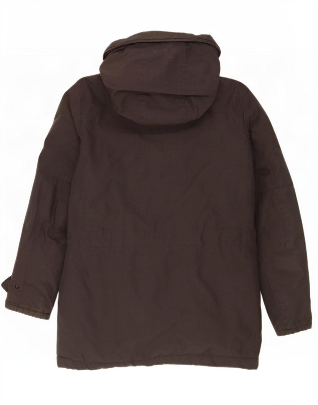 Woolrich Męski ocieplany płaszcz z kapturem UK 36 Small, szara bawełna