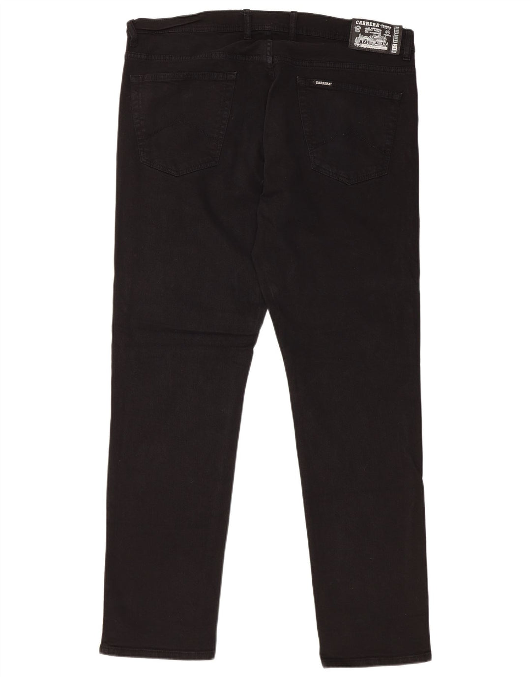 Carrera Męskie 717 Slim Jeans W38 L32 Czarna bawełna