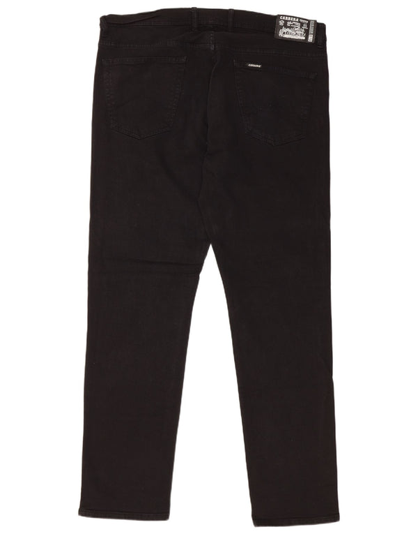Carrera Męskie 717 Slim Jeans W38 L32 Czarna bawełna