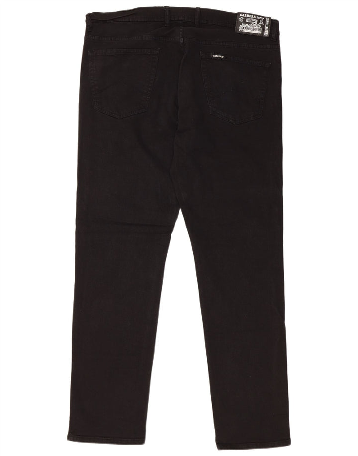 Carrera Męskie 717 Slim Jeans W38 L32 Czarna bawełna