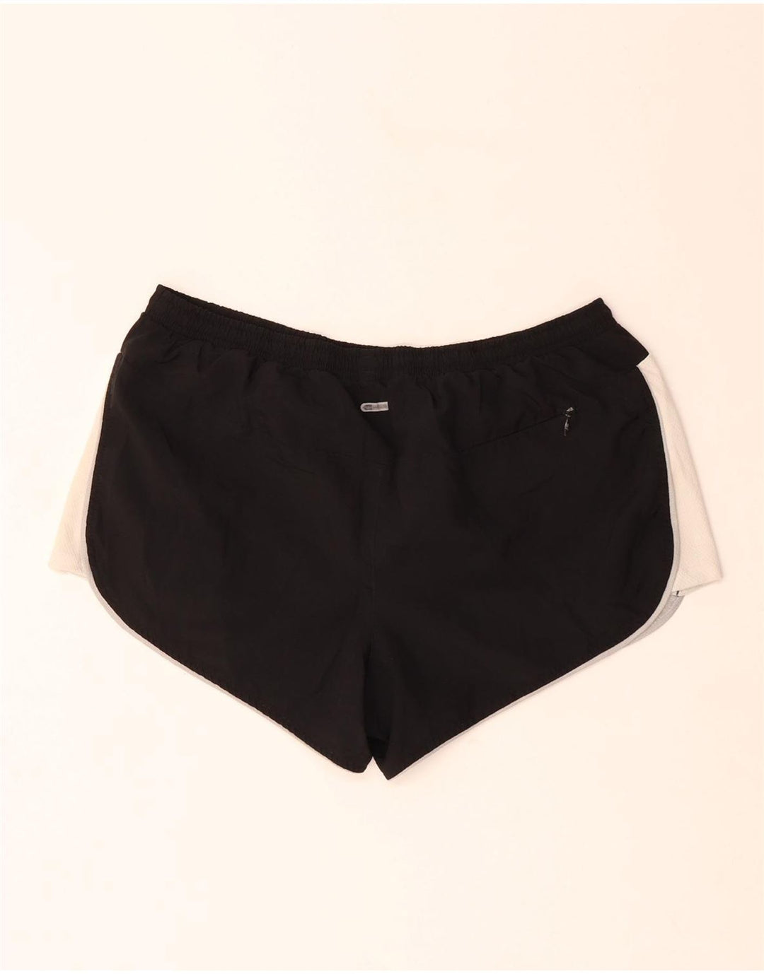 PUMA Womens Sport Shorts UK 10 Small Black Colourblock