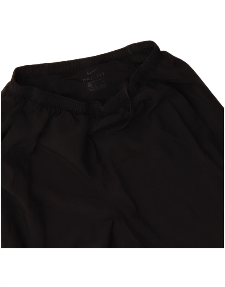 Damskie spodenki sportowe NIKE Dri Fit UK 8, małe, czarne, poliestrowe