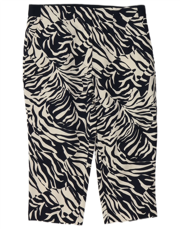 Spodnie damskie Capri Marks & Spencer UK 16 duże W36 L20 czarne