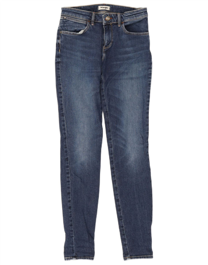 Damskie jeansy skinny Wrangler W24 L32 niebieskie