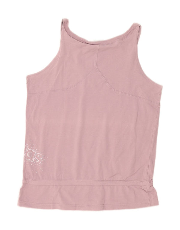Damska kamizelka graficzna Adidas Top UK 18 XL Fioletowa bawełna