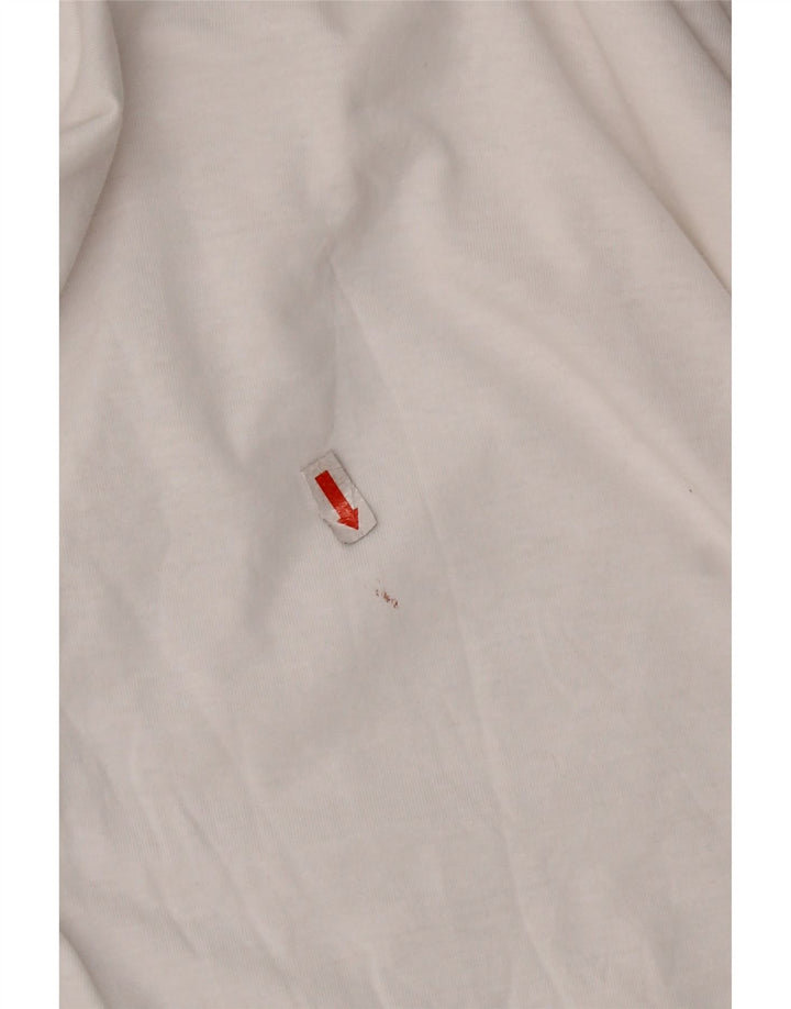 T-shirt męski JACK & JONES Średnio biały, bawełniany