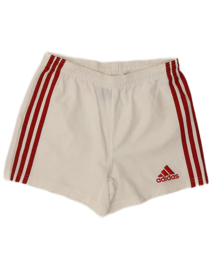 Adidas Chłopięce Spodenki Sportowe Climacool 9-10 Lat Biały Poliester