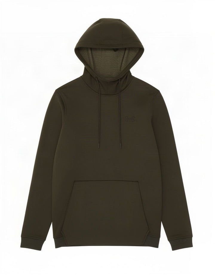 Męski sweter z kapturem Under Armour Cold Gear, mały, zielony, z poliestru