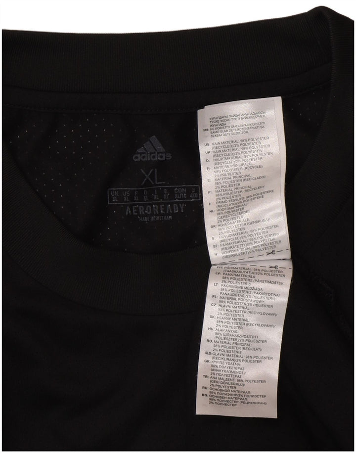 Adidas Męska kamizelka Aeroready Top XL Czarny Poliester