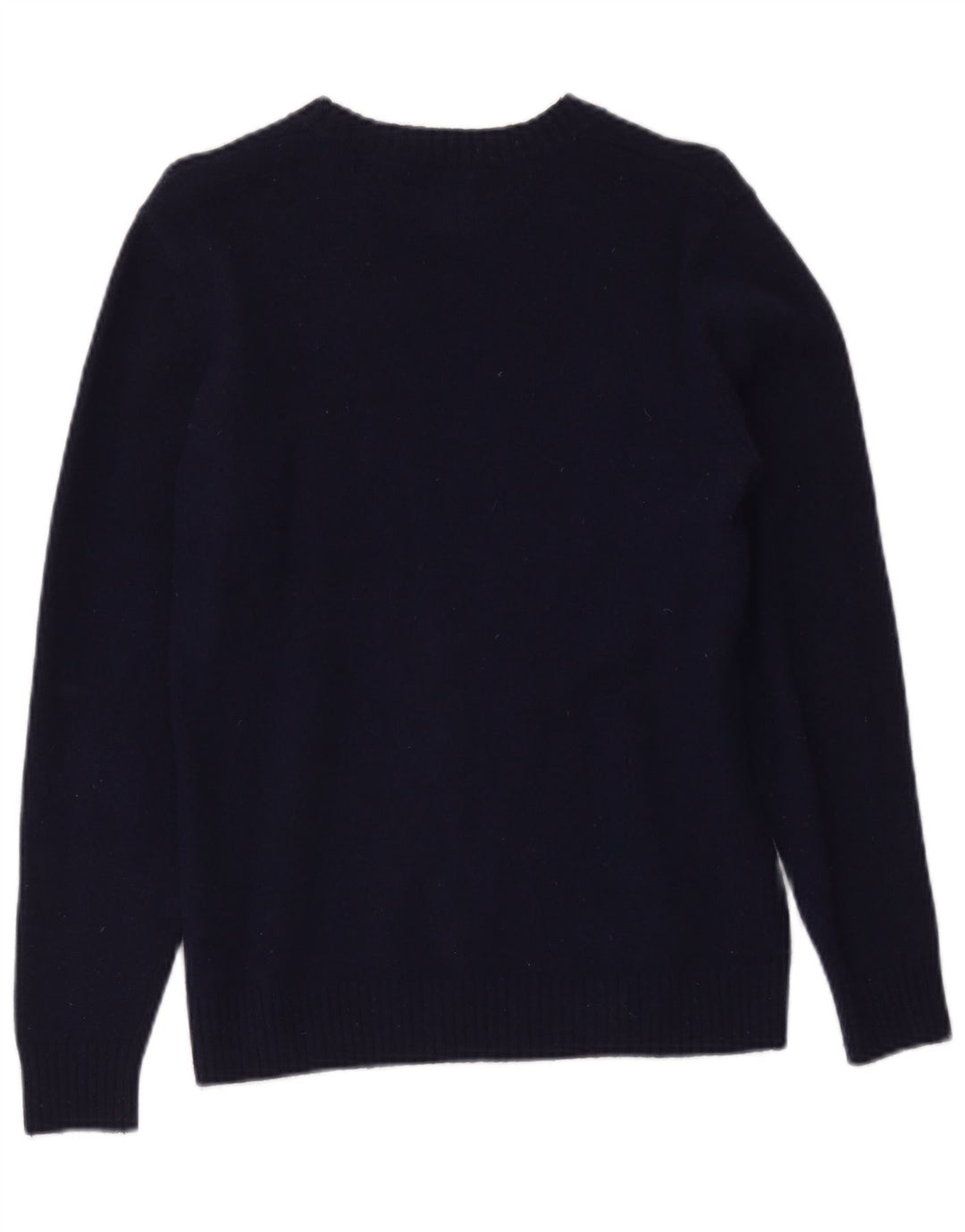 Damski sweter Levi's z dekoltem w łódkę, UK 10, mały, granatowy, wełniany