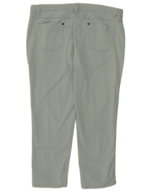 Spodnie damskie Weird Fish Slim Fit UK 14, duże W36 L23, zielona bawełna