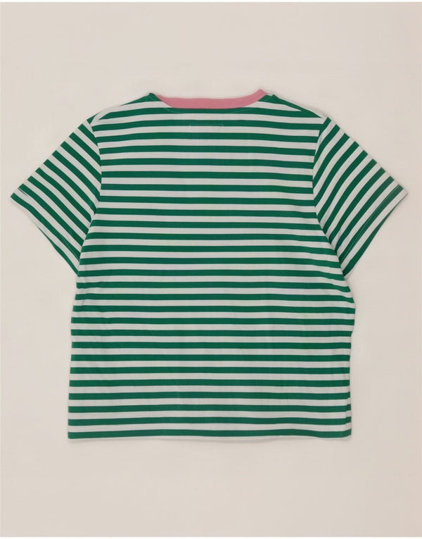 T-shirt damski Jack Wills Top UK 12, bawełna w średnie zielone paski