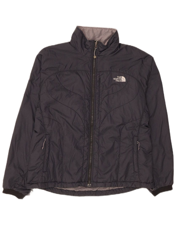 Damska kurtka wyściełana The North Face UK 16, duża, nylonowa czarna krata