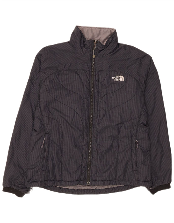 Damska kurtka wyściełana The North Face UK 16, duża, nylonowa czarna krata
