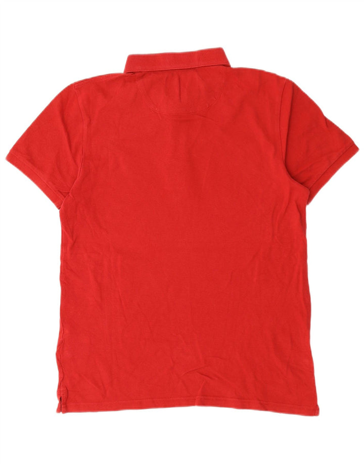 Męska koszulka polo Lyle & Scott, średnia czerwona, bawełniana