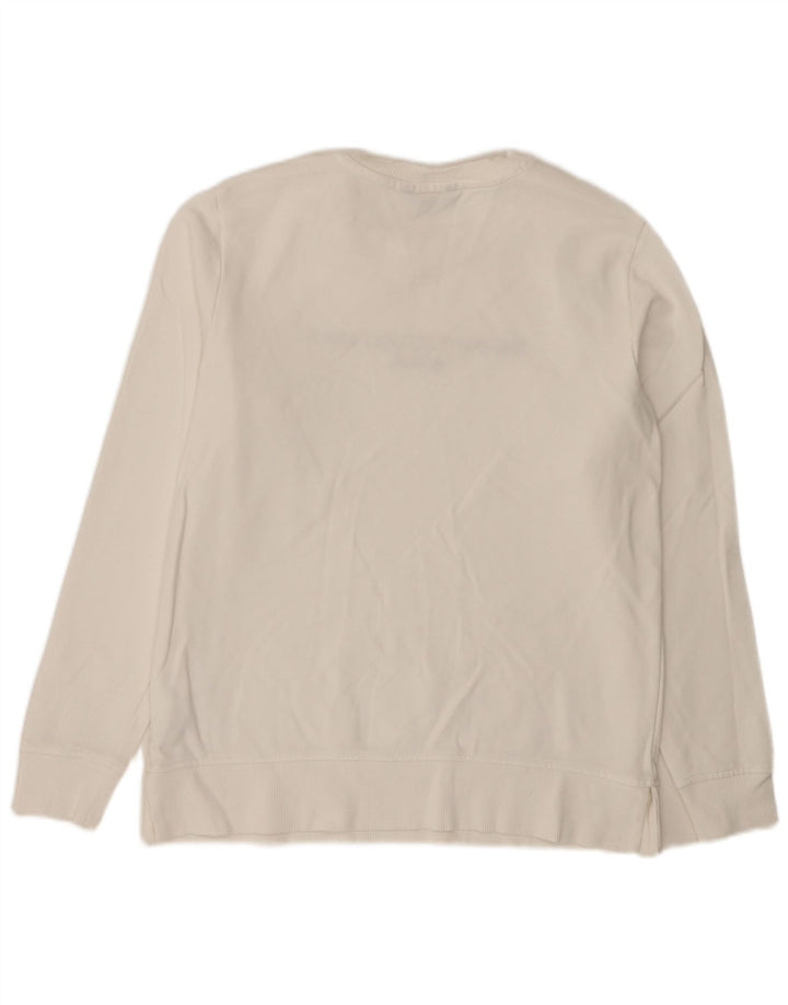 Męska bluza z grafiką Tommy Hilfiger, mała, biała, bawełniana