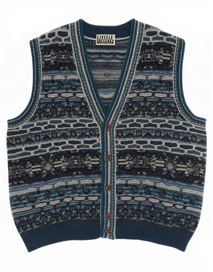 Męski sweter rozpinany Marcazzani IT 50 Średni wielokolorowy Fair Isle