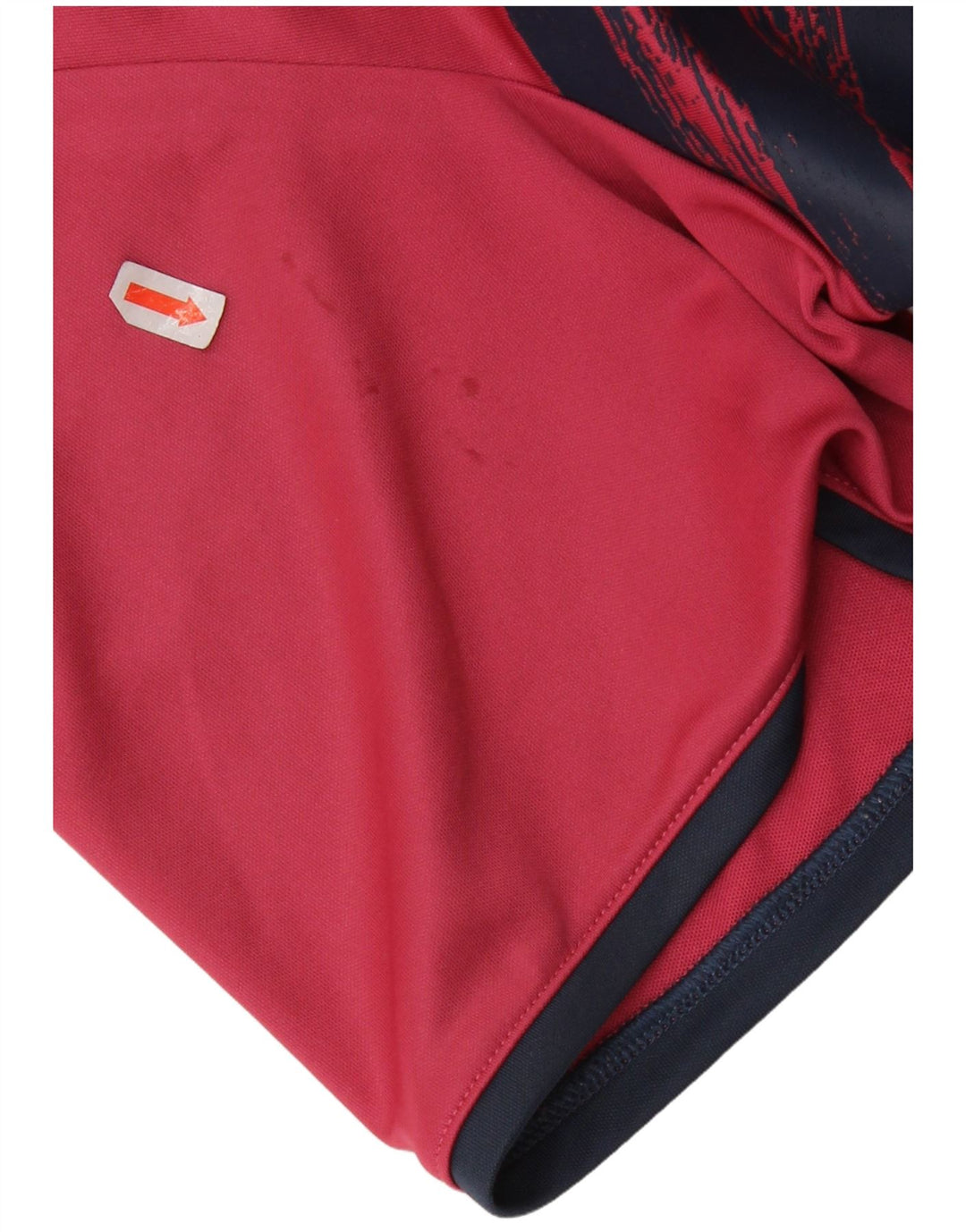 Męska koszulka polo Adidas Primegreen, duża, poliestrowa w czerwone paski