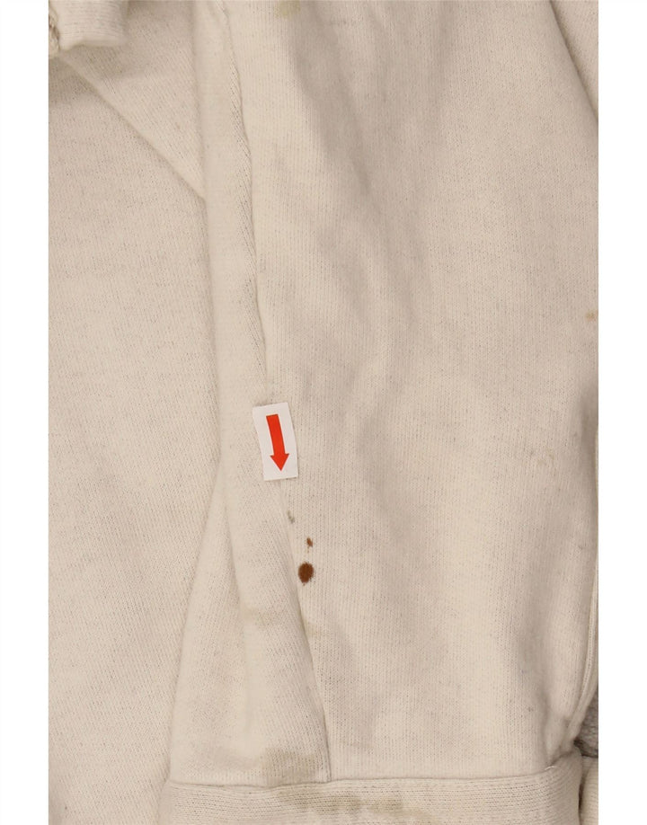 Męska kurtka bomber VINTAGE Graphic UK 44 2XL Beżowa wełna w paski