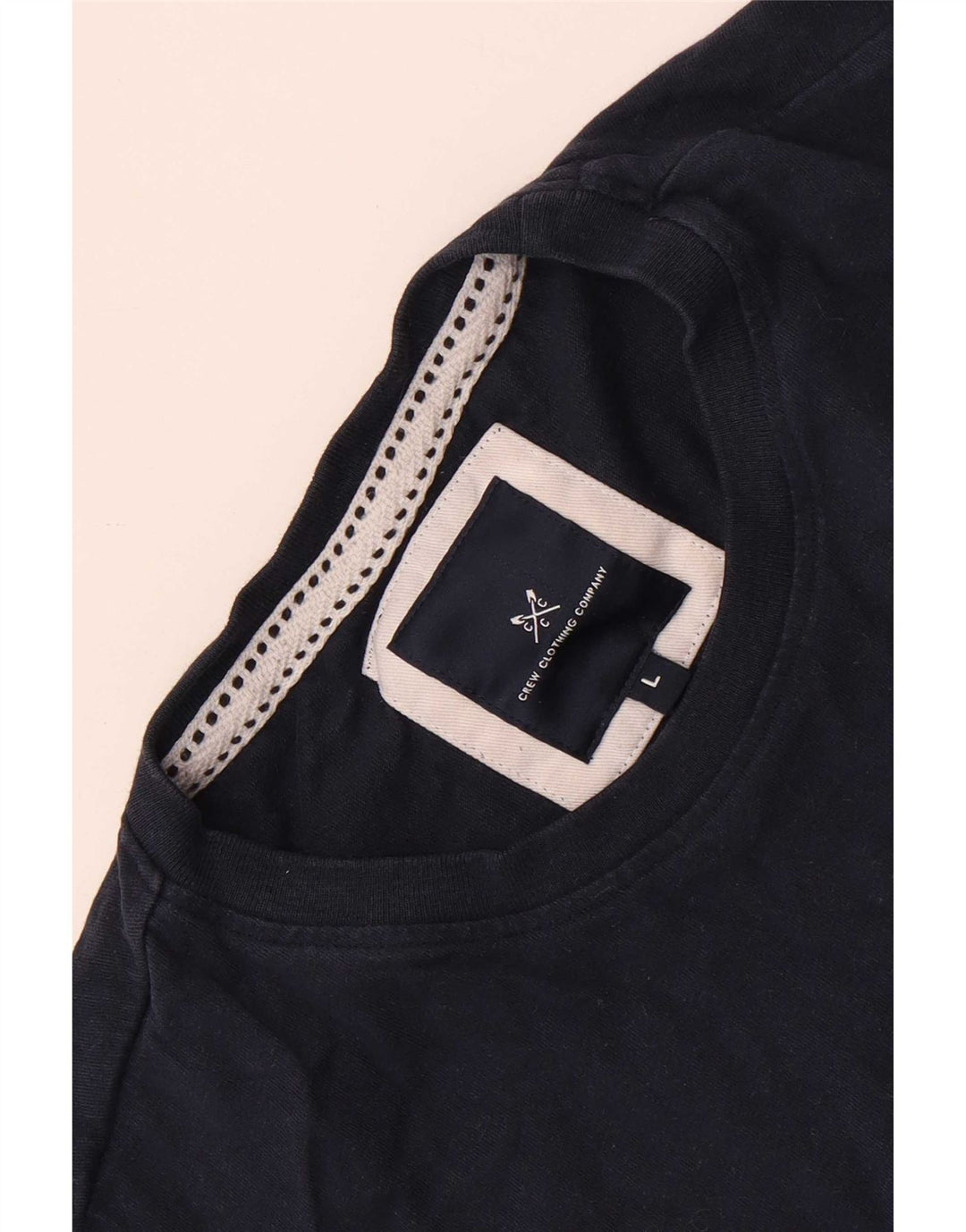 Crew Clothing T-shirt damski, duży, granatowy