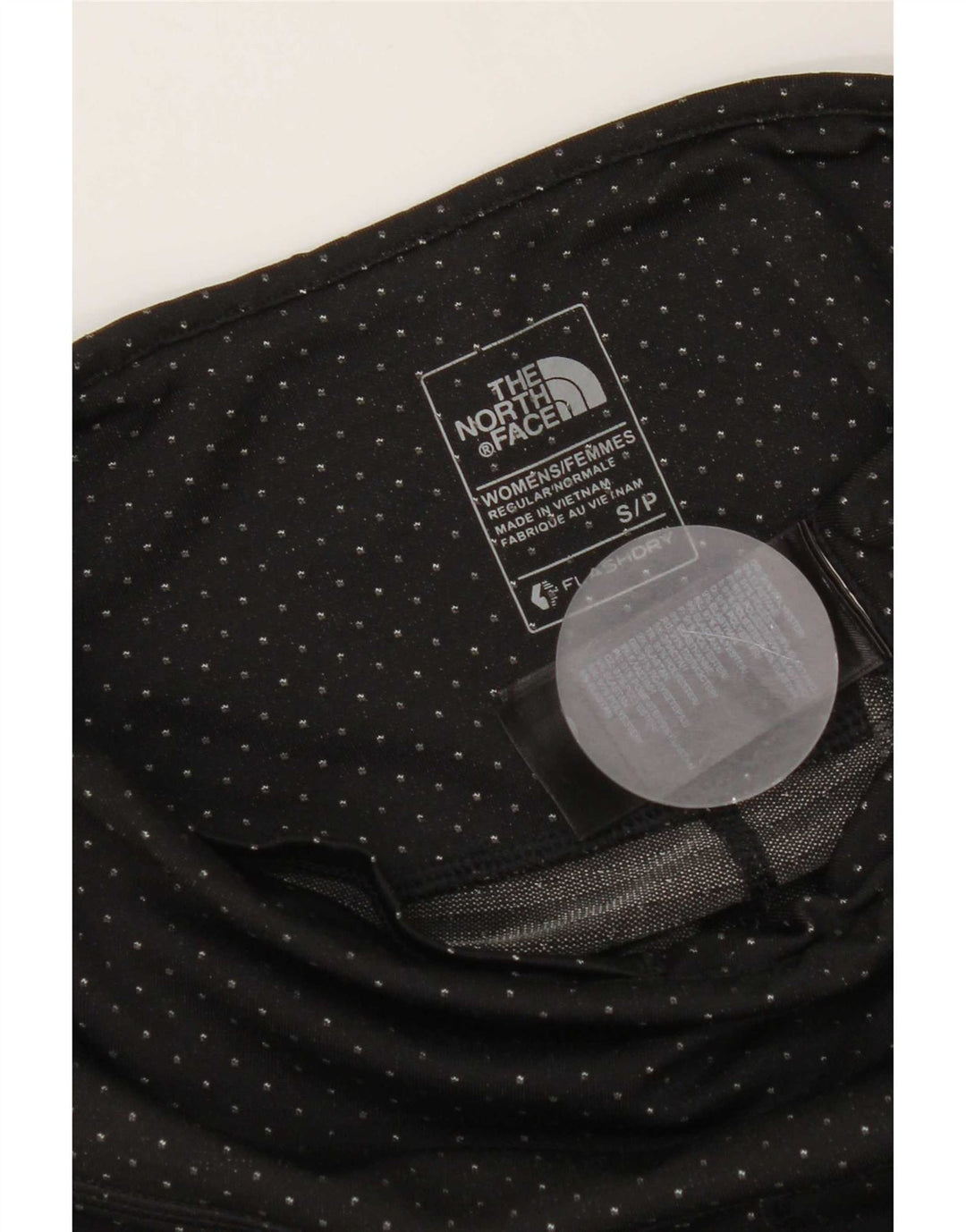 Damskie legginsy The North Face, UK 8, małe, czarne, z poliestru w cętki