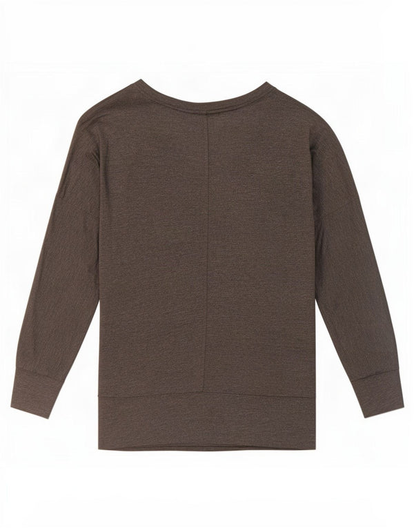 Damski top MINT VELVET z długim rękawem UK 16, duży, szary, wiskoza