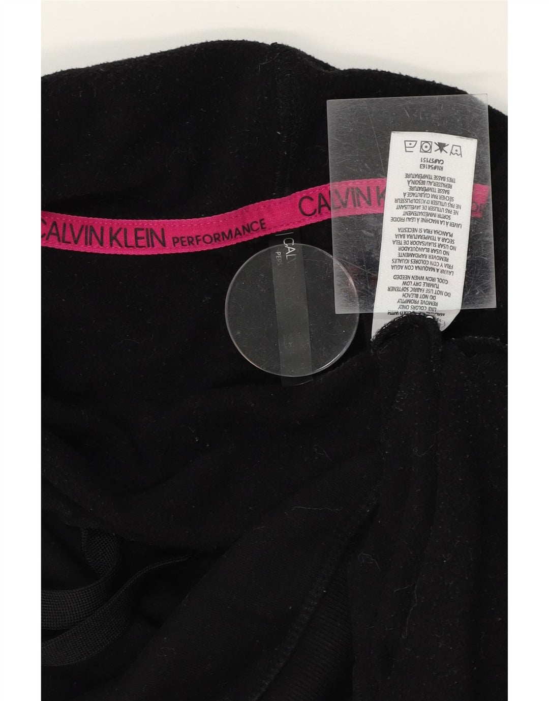 CALVIN KLEIN Womens Oversized Graphic Sweatshirt Jumper UK 10 Small Black Vintage Calvin Klein and Second-Hand Calvin Klein from Messina Hembry 
