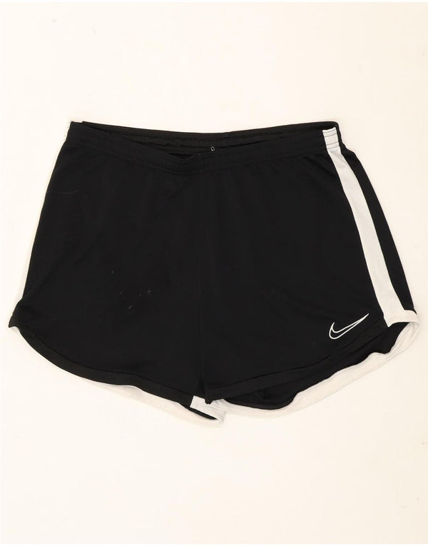 Męskie spodenki sportowe Nike Dri Fit, duży czarny poliester z blokami kolorów