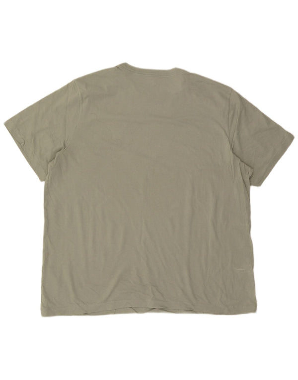 Nike Mens T-Shirt Top 2XL Green Cotton