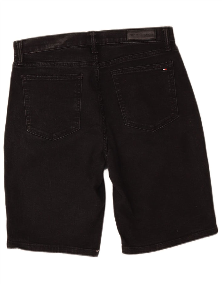 Damskie spodenki jeansowe Tommy Hilfiger Bermudy W29 Średnia czarna bawełna
