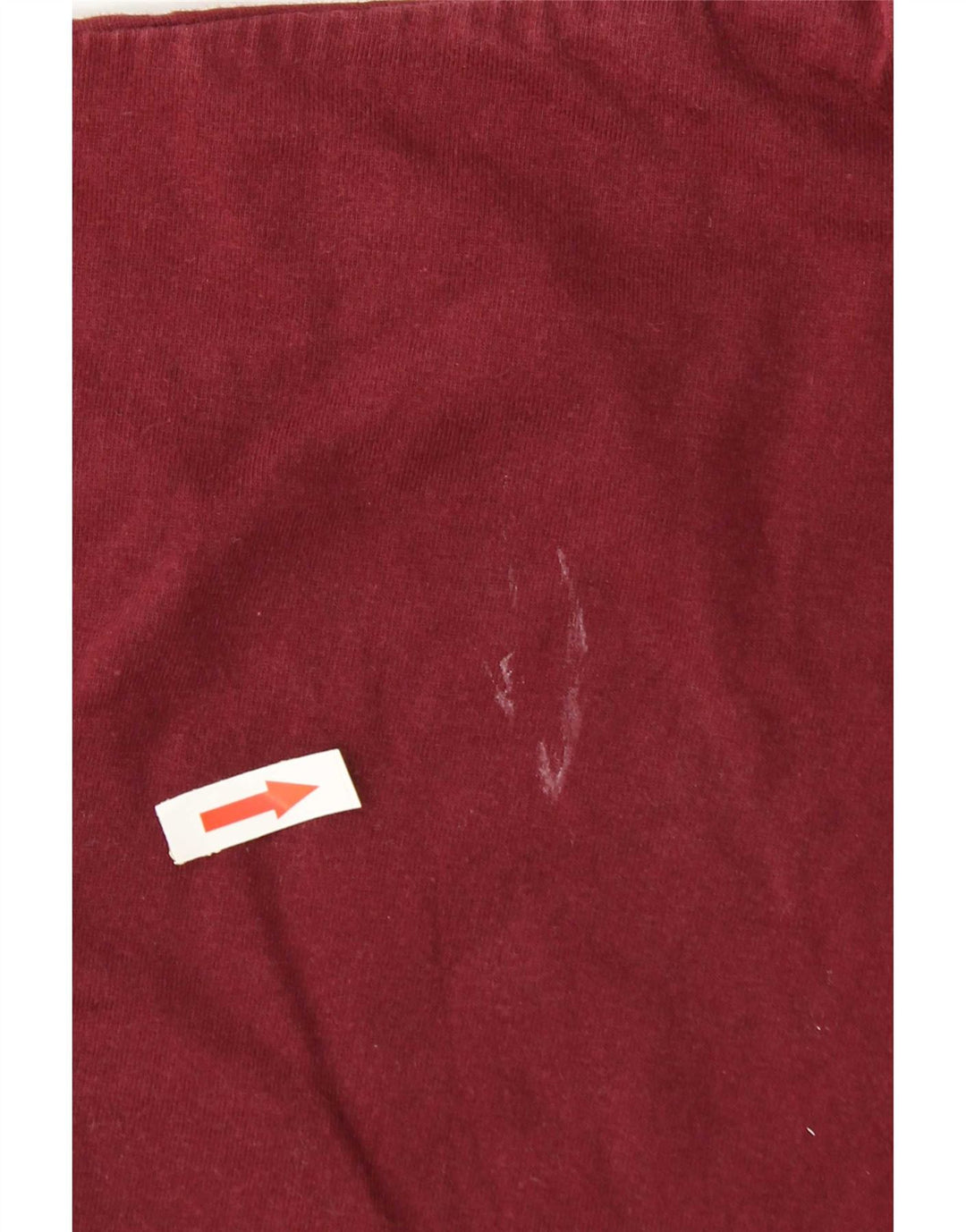 T-shirt męski Reebok, duży, bordowy, bawełniany
