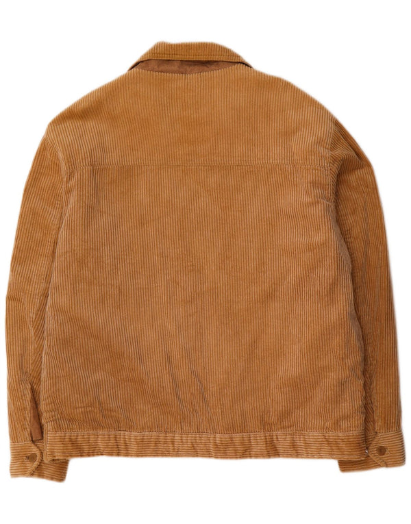 Zara Męska kurtka sztruksowa Sherpa UK 44 2XL Beżowa bawełna